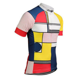Maillot de cyclisme multicolore