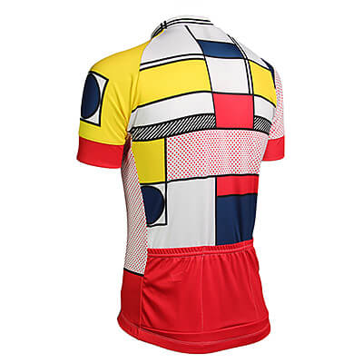 Maillot de cyclisme multicolore