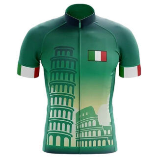 Maillot de Cyclisme Design Vert Tour de Pise