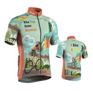 Maillot de Cyclisme Design Bike Trail Mountain