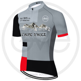 Maillot de Vélo Design ALPE D'HUEZ