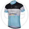 Maillot de Vélo Design "VENTOUX" Noir Céleste