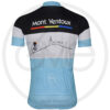 Maillot de Vélo Design "VENTOUX" Noir Céleste – Image 2