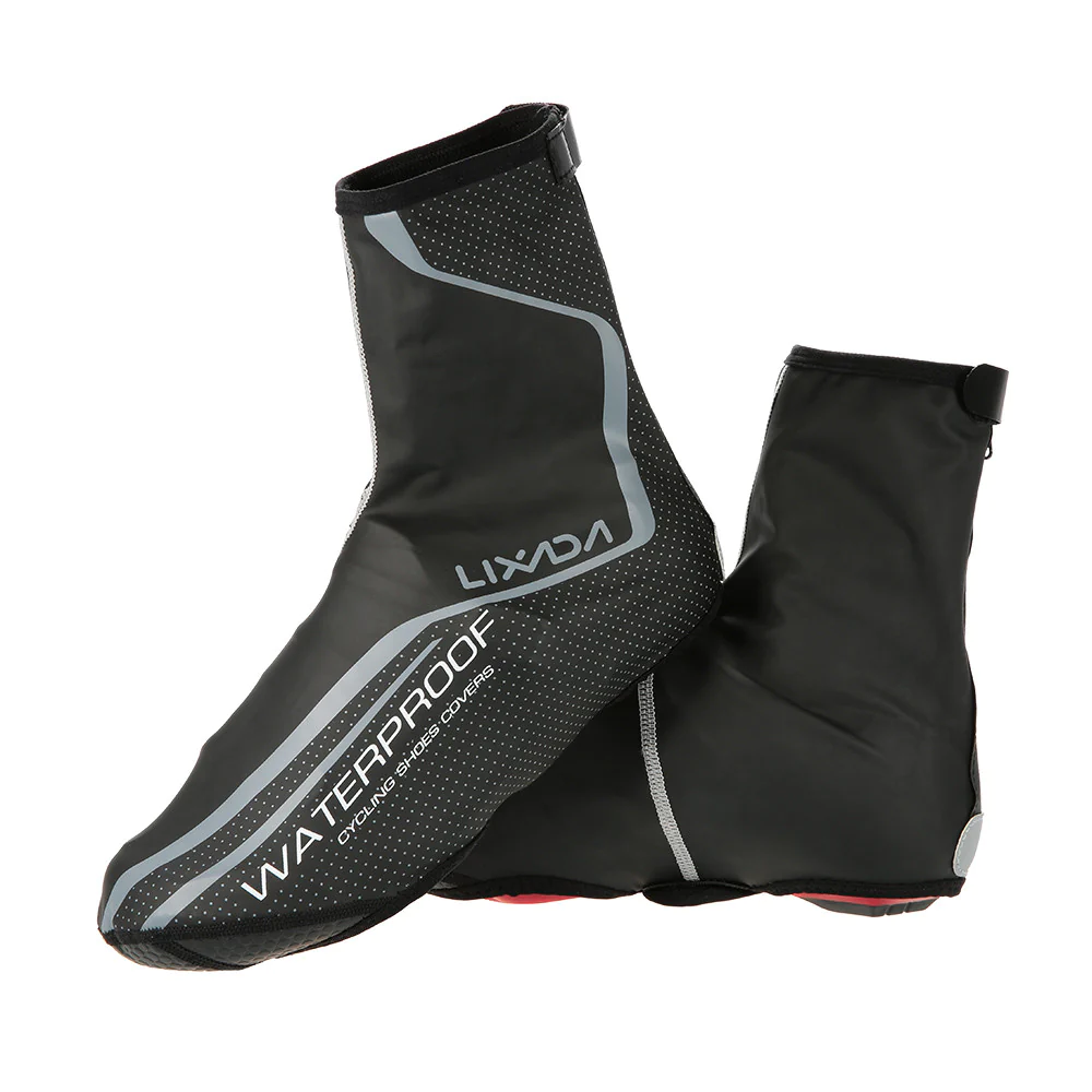 Couvre-chaussure Noir Waterproof pour Cycliste