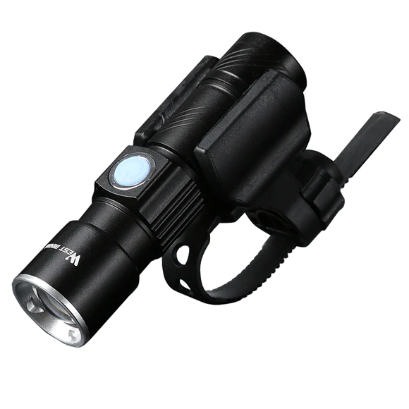 Lampe LED Port USB pour Guidon de Vélo