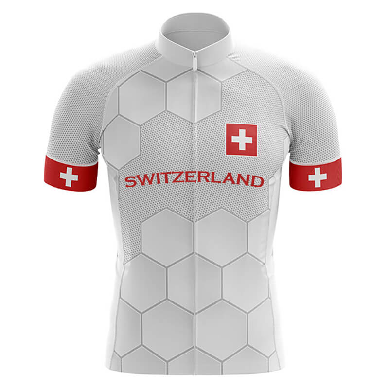 Maillot de Vélo Design Abeille "Switzerland"