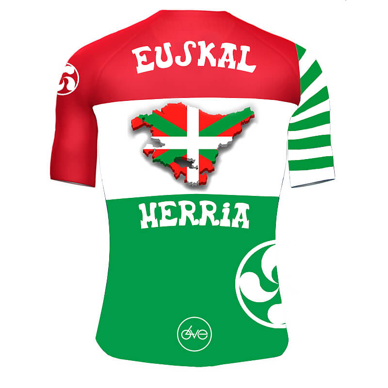 Maillot de Vélo Design "Basque"