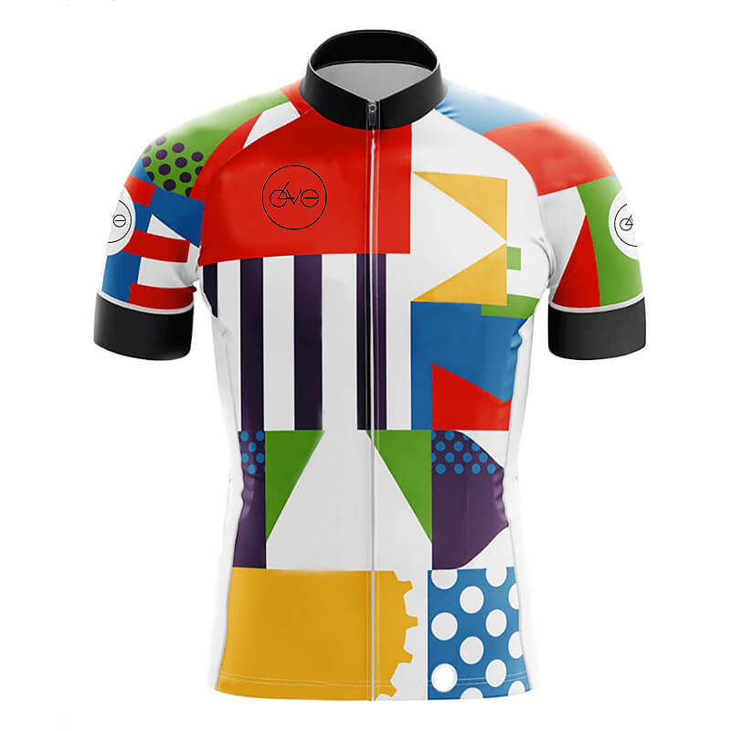 Maillot de Vélo LOVEVELO Cycliste Multicolore