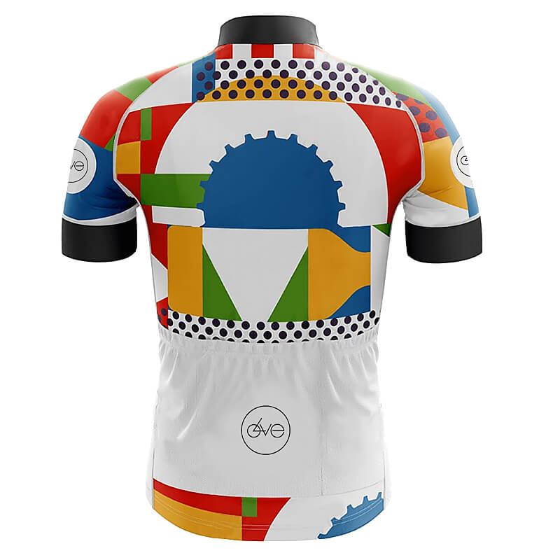 Maillot de Vélo LOVEVELO Cycliste Multicolore