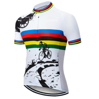 Maillot de Vélo Rétro Design "Champion du Monde"