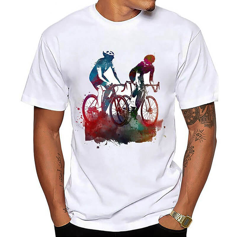 T-shirt mode hommes à manches courtes - HF Color