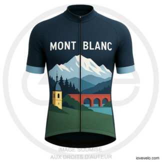 Maillot Cycliste Mont Blanc Panorama