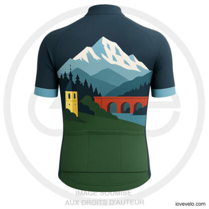 Maillot Cycliste Mont Blanc Panorama