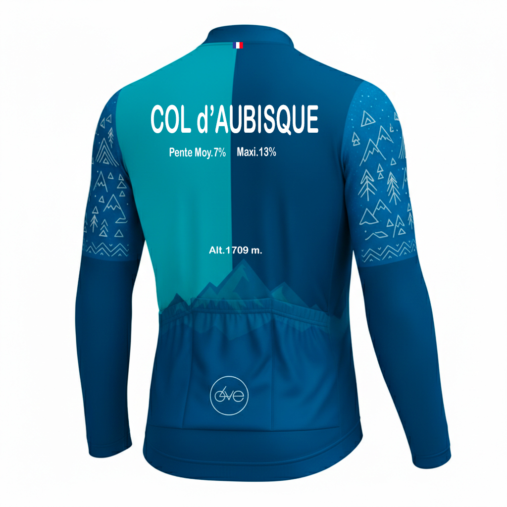 Col d’Aubisque - Maillot de vélo manches longues été – Image 2