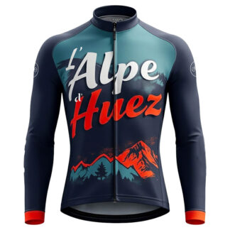 Alpe d’Huez - Maillot de vélo manches longues été