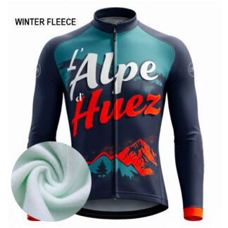 Alpe d’Huez - Maillot de vélo manches longues hiver