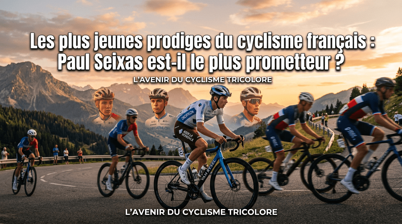 Les plus jeunes prodiges du cyclisme français Paul Seixas est-il le plus prometteur